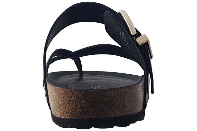 Tamaris Prune 27509-46 001 Black Womens Sandals