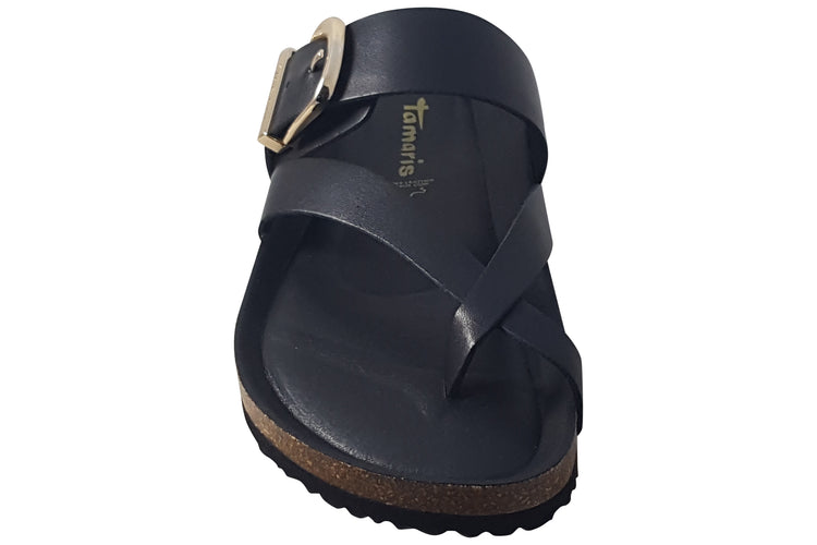Tamaris Prune 27509-46 001 Black Womens Sandals