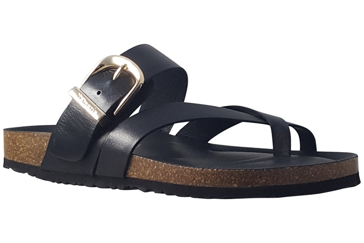 Tamaris Prune 27509-46 001 Black Womens Sandals