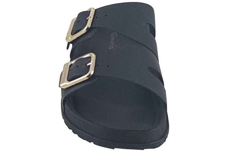 Tamaris Roxy 27500-44 Black Leather Womens Sandals