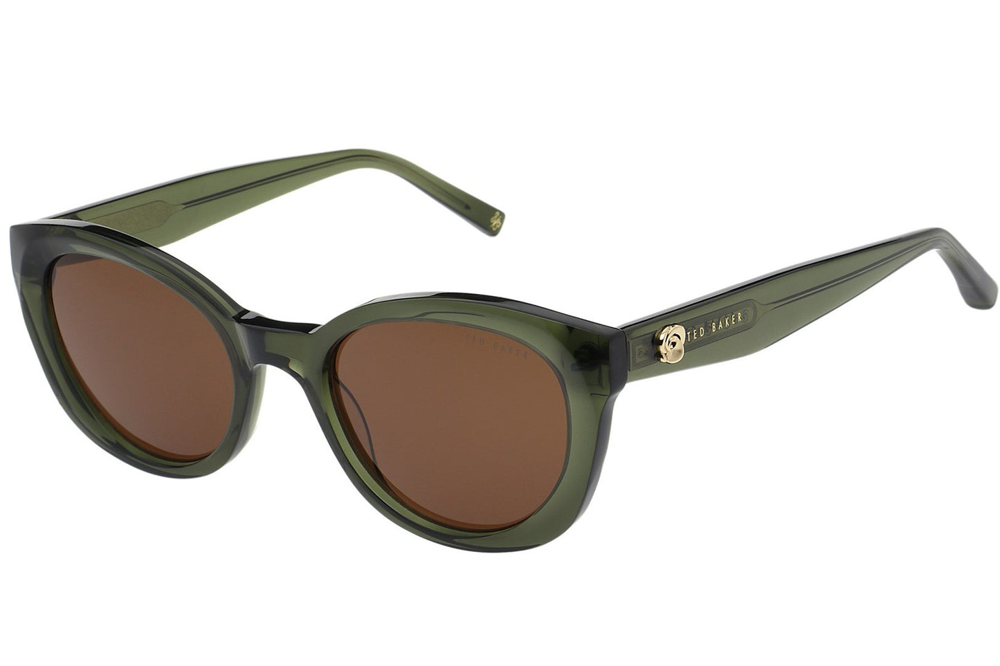 Ted Baker Daliah Crystal Khaki Womens Sunglasses
