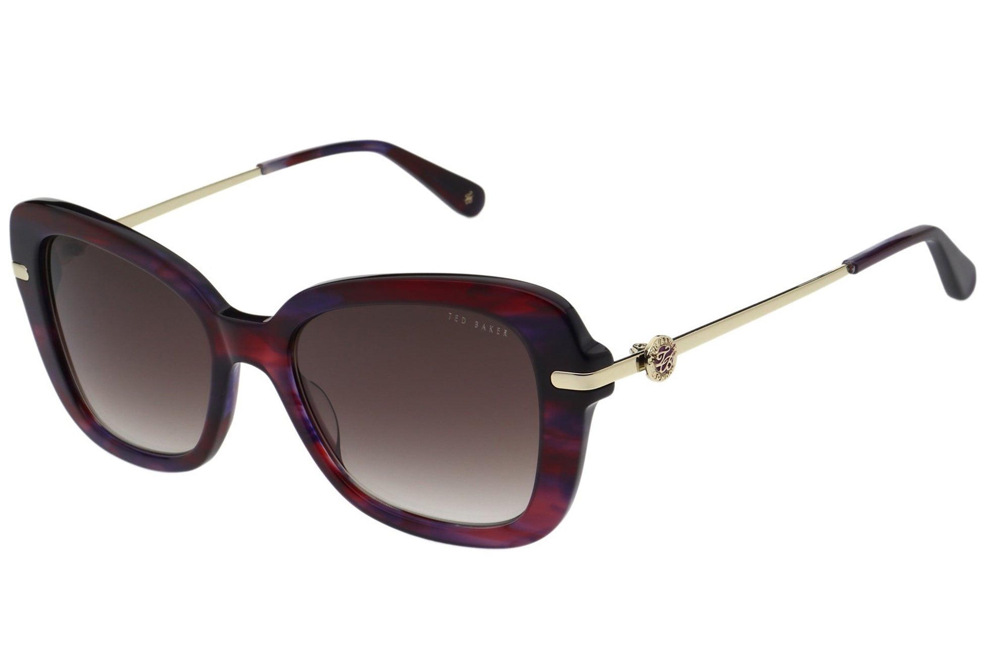 ted-baker-gabriella-sunglasses-berry-horn-left-angle