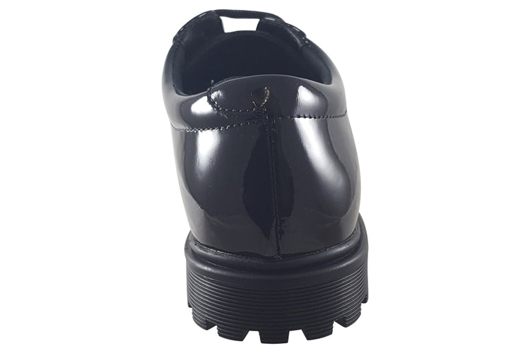 Term Footwear Bailey Black Patent Girls School Shoes