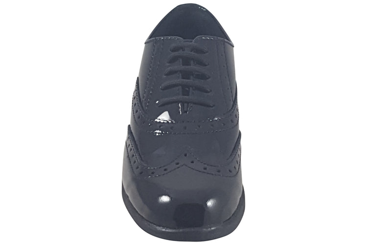 Term Footwear Bella Black Patent Girls School Shoes