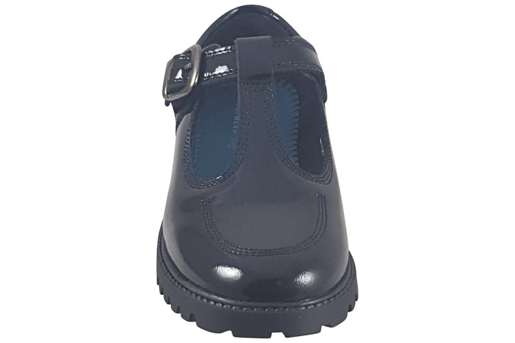 Term Footwear Emily Black Patent Girls School Shoes