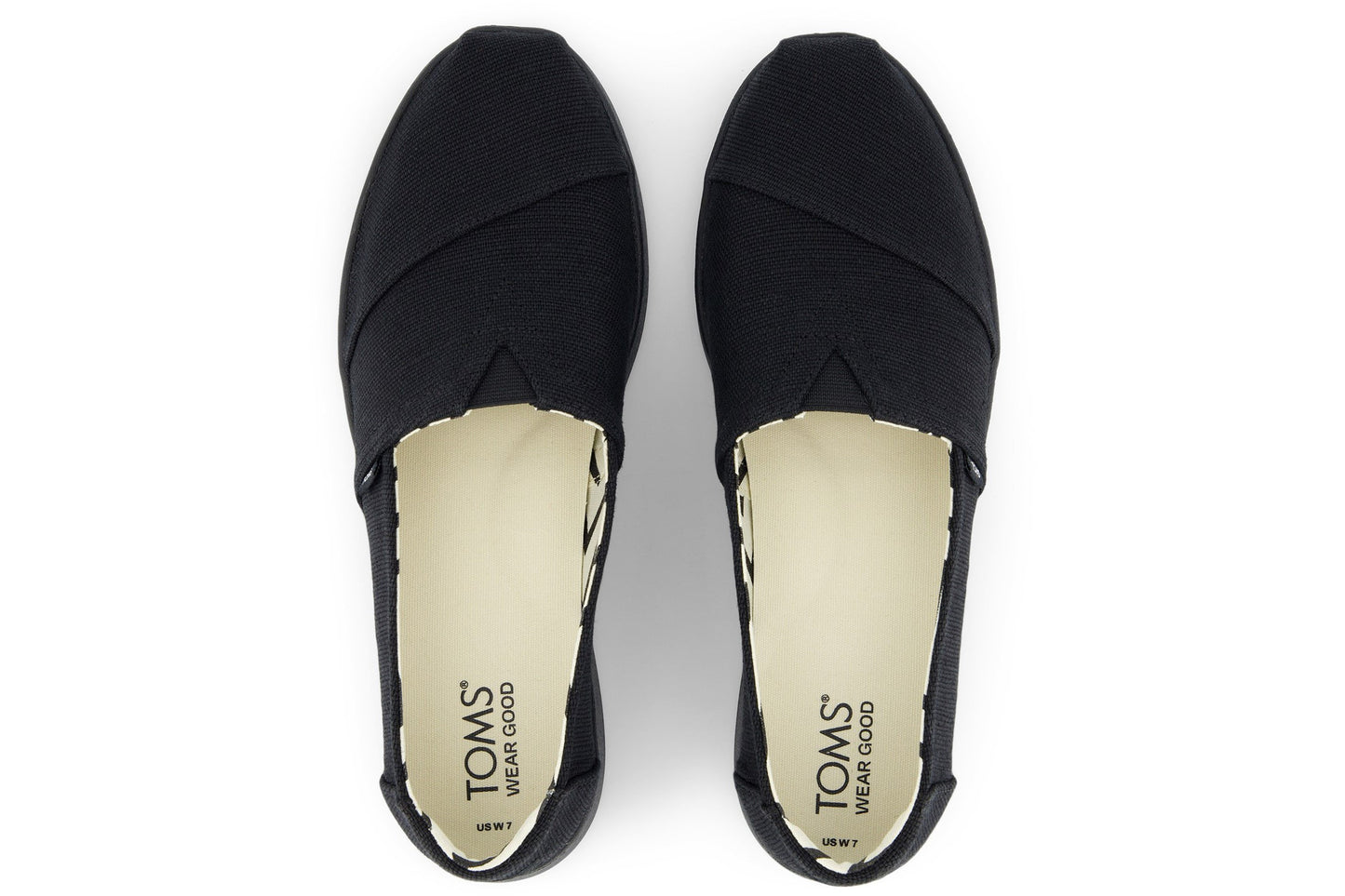 Toms Alpargata Plus Black/Black Womens Shoes