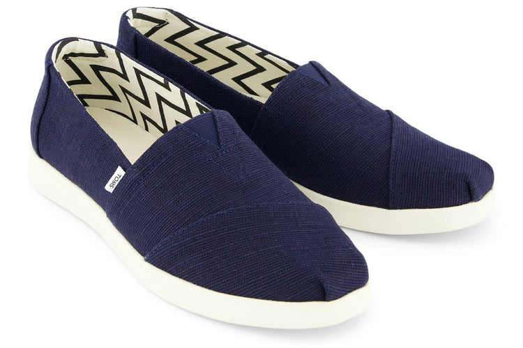 Toms Alpargata Plus Navy Womens Shoes
