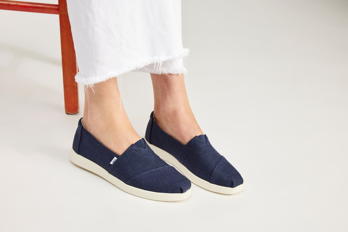 Toms Alpargata Plus Navy Womens Shoes