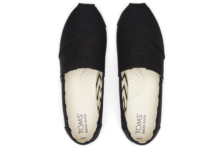 Toms Alpargata Black/Black Womens Shoes