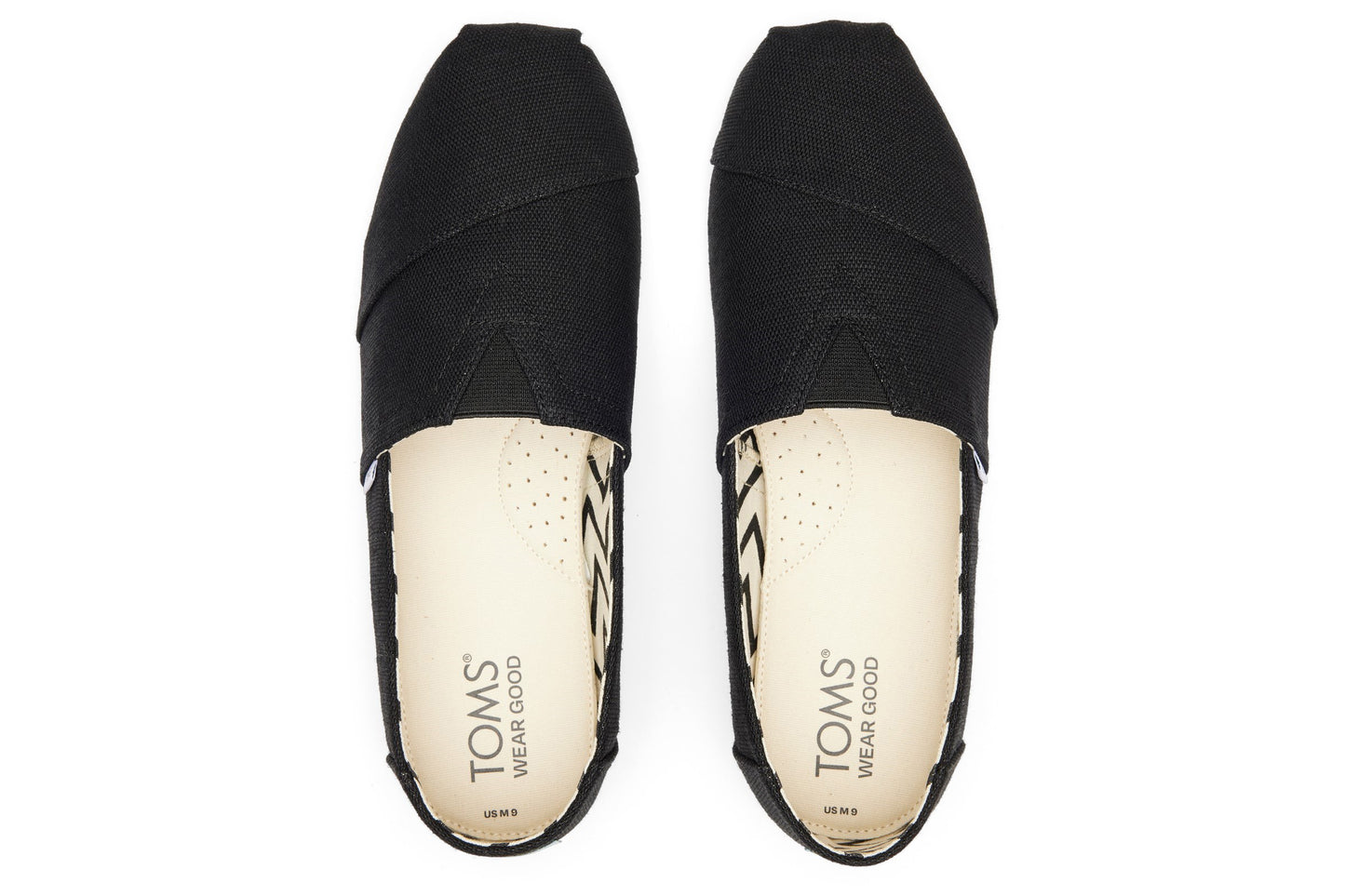 Toms Alpargata Black Mens Shoes