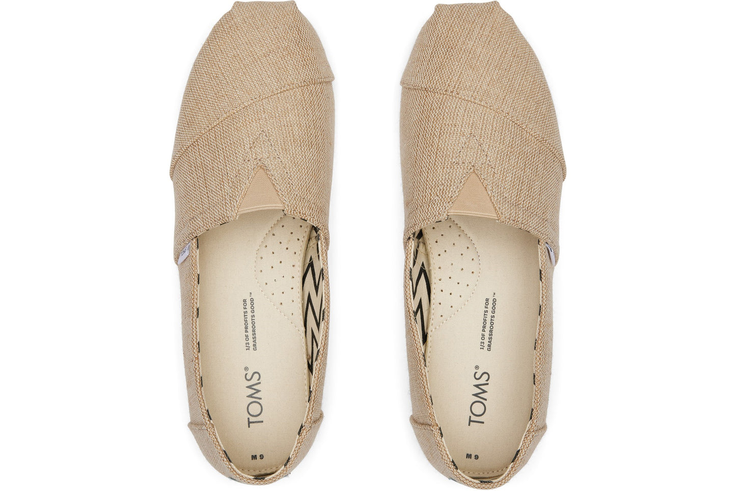 Toms Alpargata Natural Undyed Mens Shoes