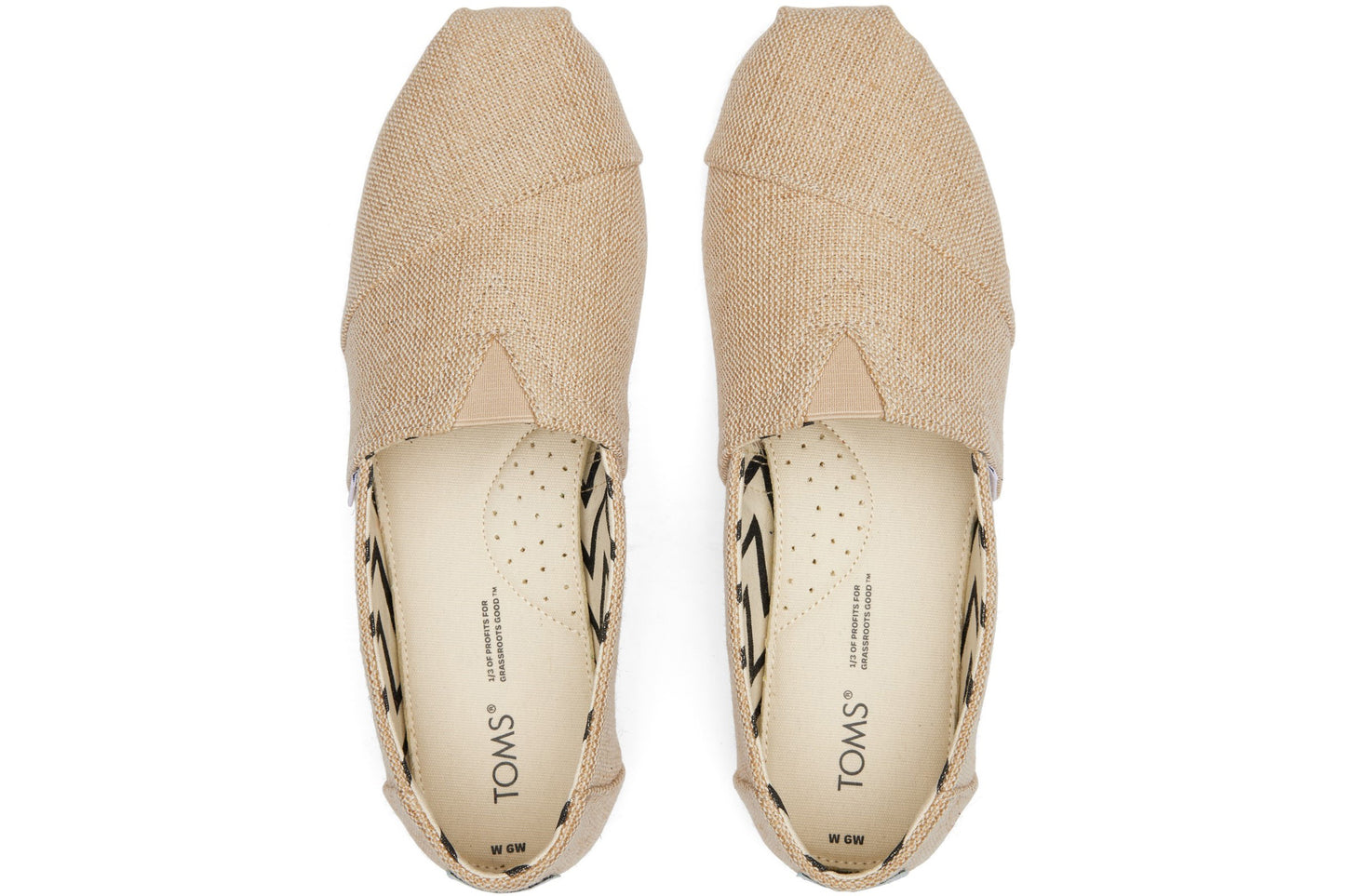 Toms Alpargata Natural Womens Shoes