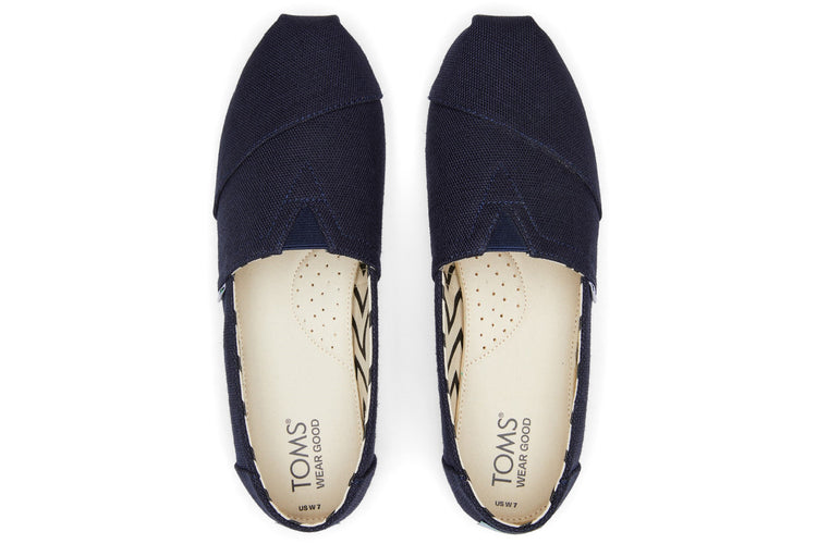 Toms Alpargata Navy Womens Shoes