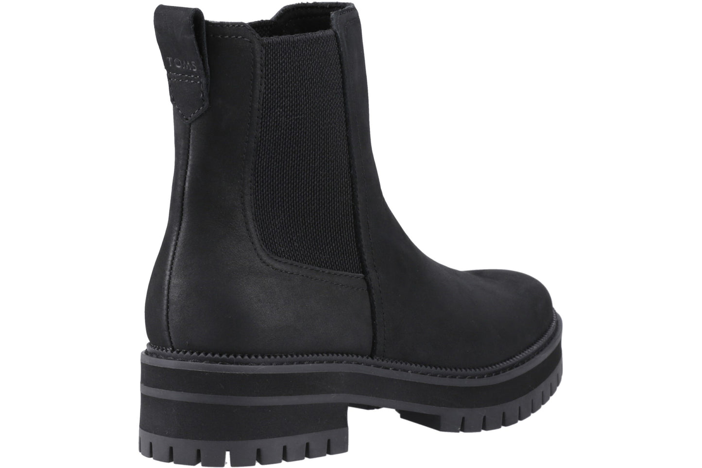 Toms Bennet Black/Black Womens Boots