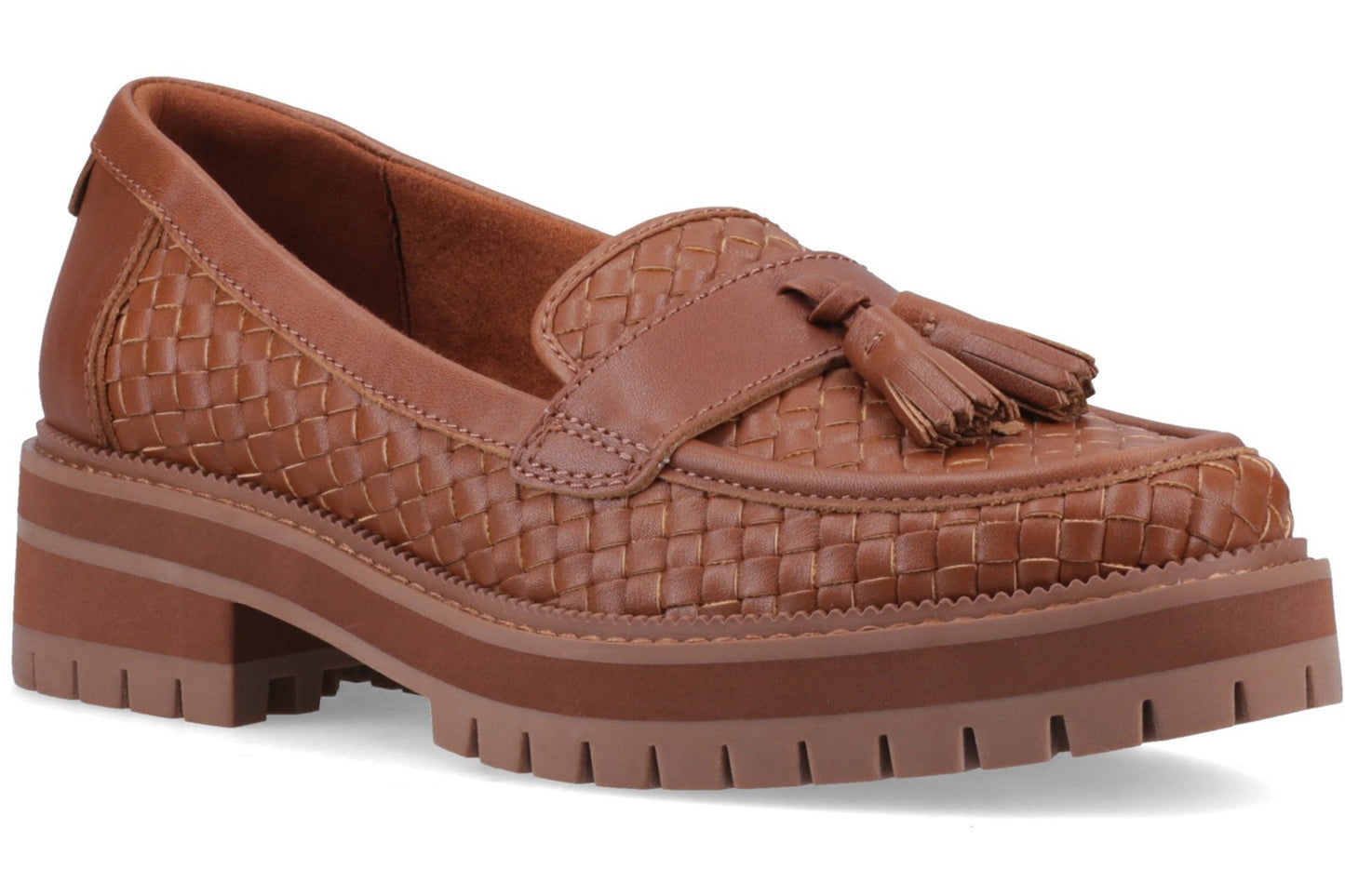 Toms Cara Woven Amber Brown Womens Shoes