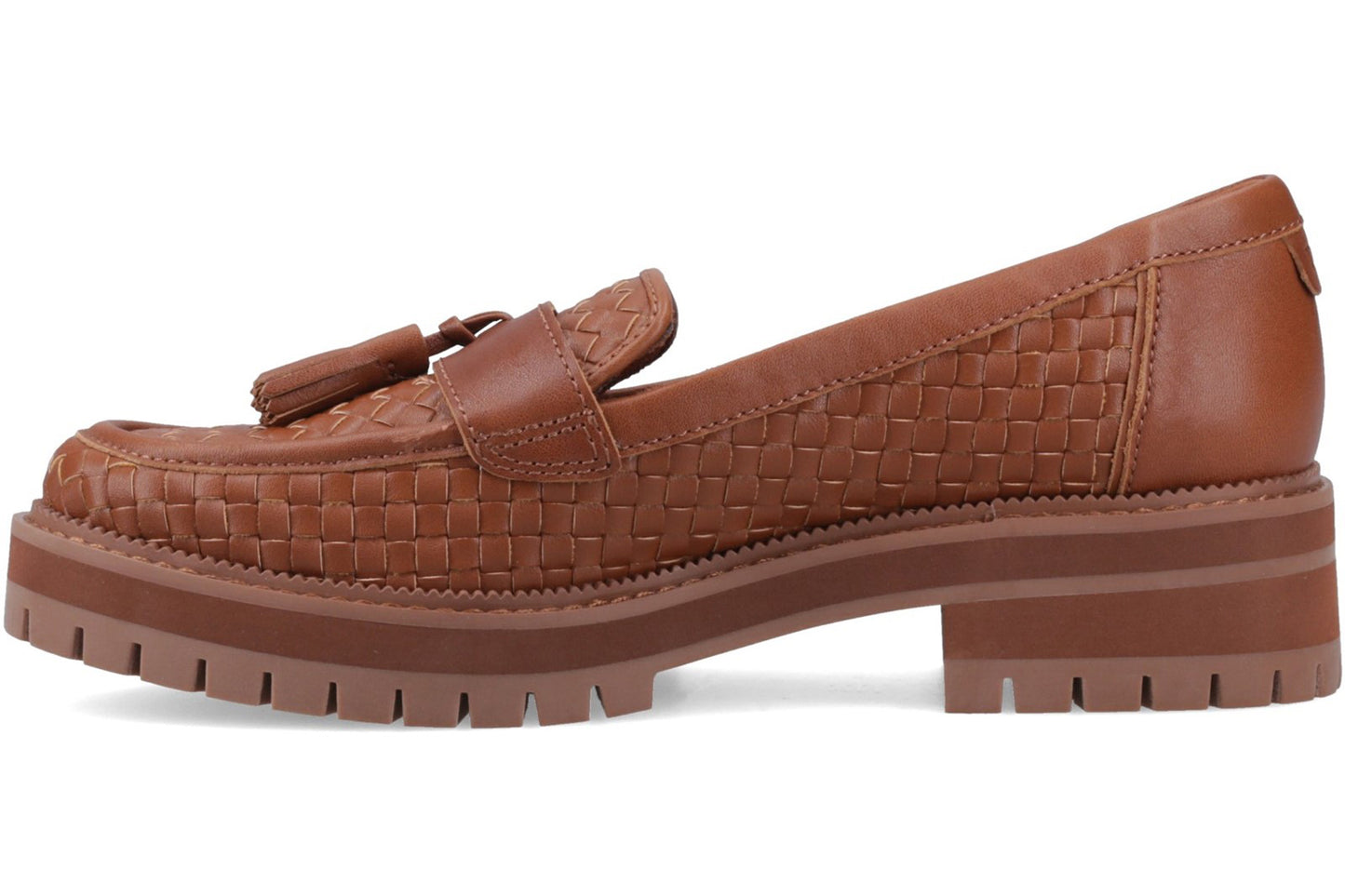 Toms Cara Woven Amber Brown Womens Shoes