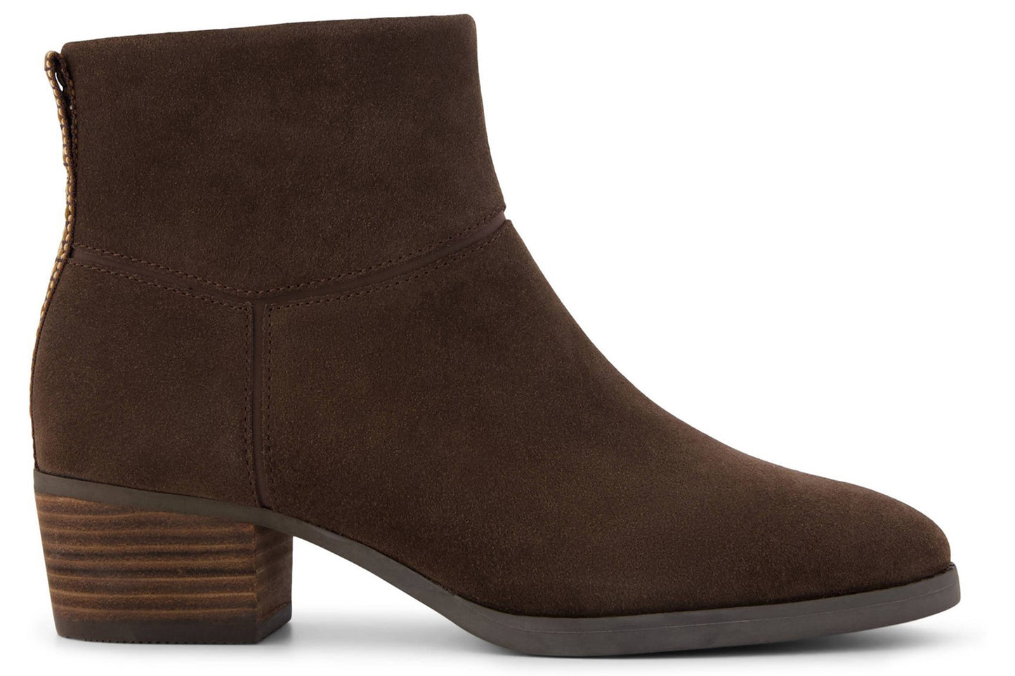 Toms Elia Chocolate Brown Womens Boots