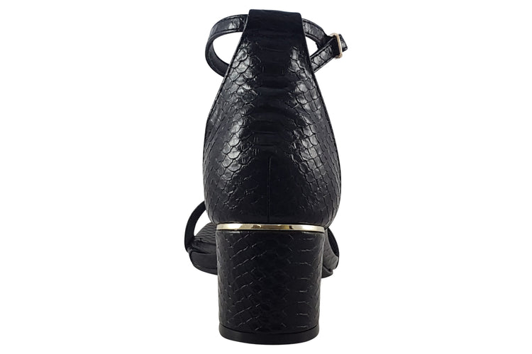 XTI Xti Ankle Croc 45270 Black Womens Sandals