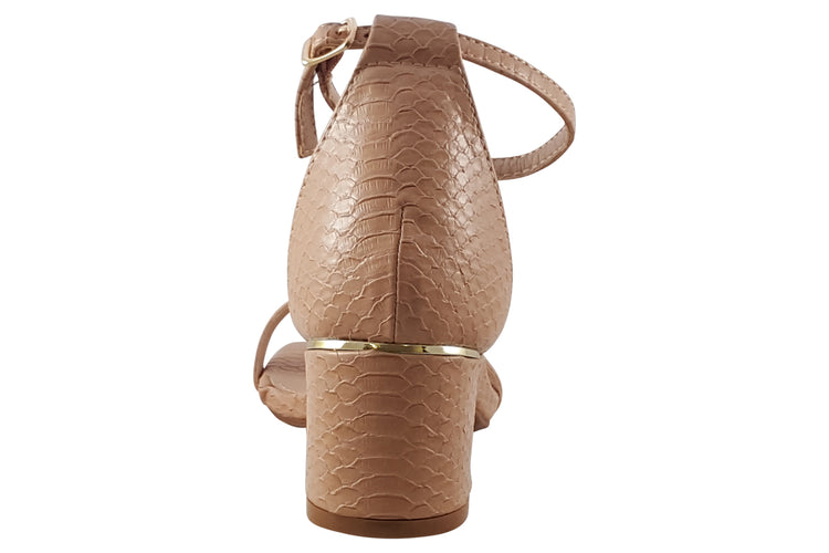 XTI Xti Ankle Croc 45270 Nude Womens Sandals