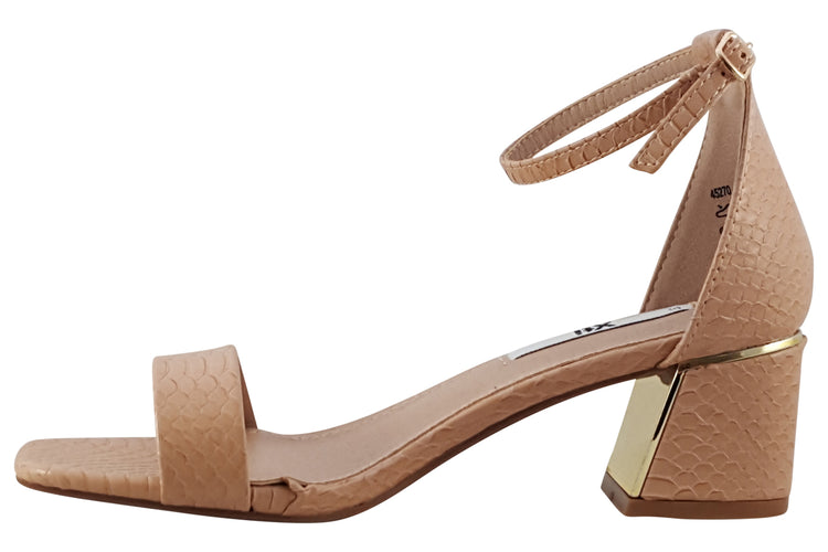 XTI Xti Ankle Croc 45270 Nude Womens Sandals