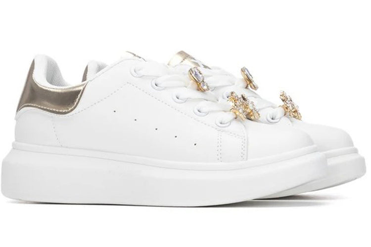 XTI Blingy Laces 154057 Gold Girls Shoes