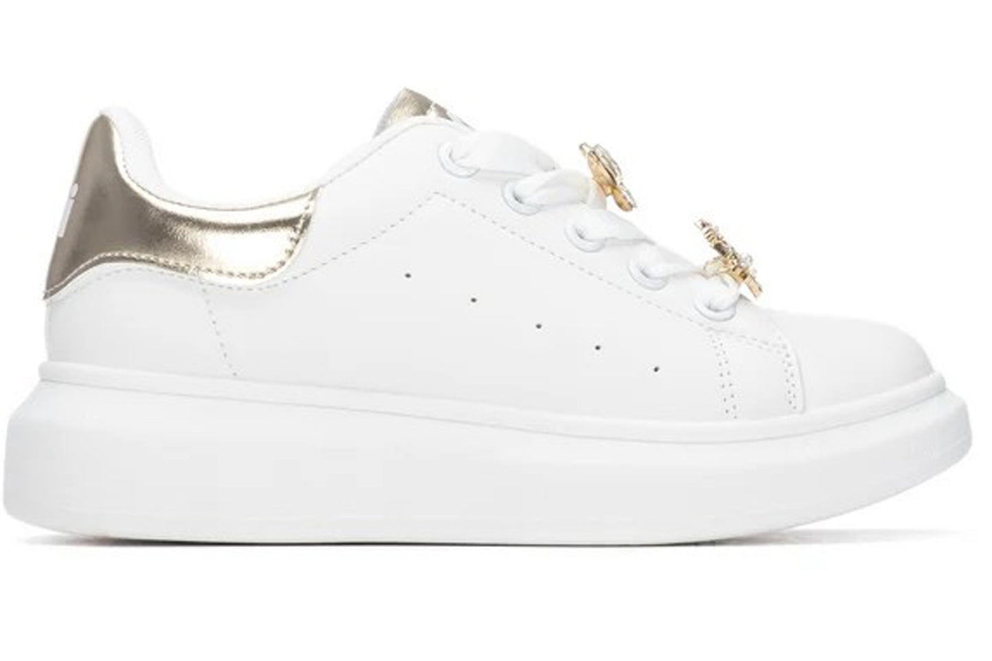 XTI Blingy Laces 154057 Gold Girls Shoes