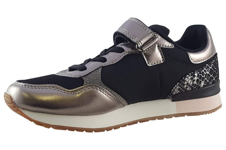 XTI Caminar 150196 Black/Metallic Girls Shoes