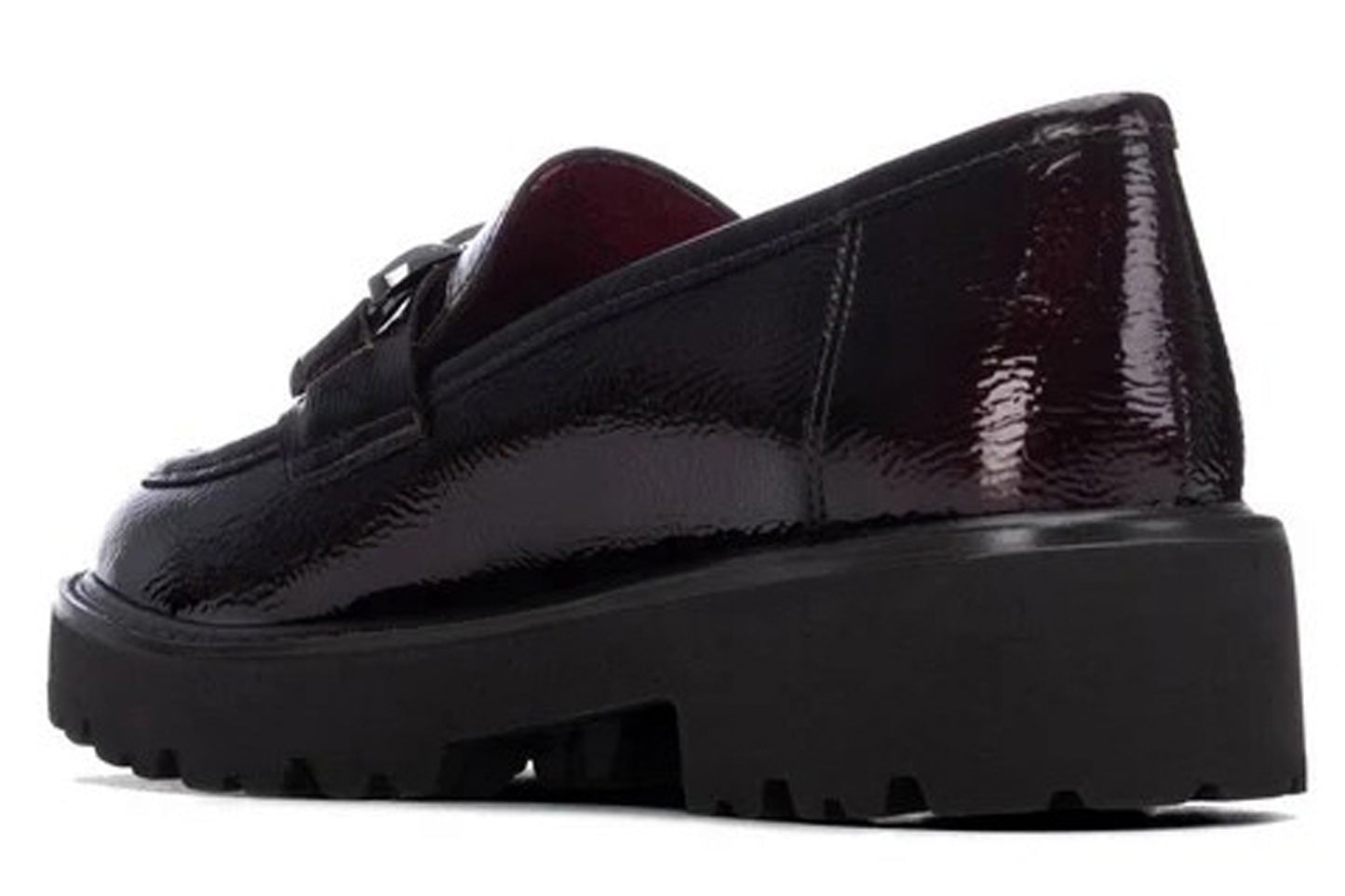 XTI Chewit 146258 Burgundy Patent Womens Shoes