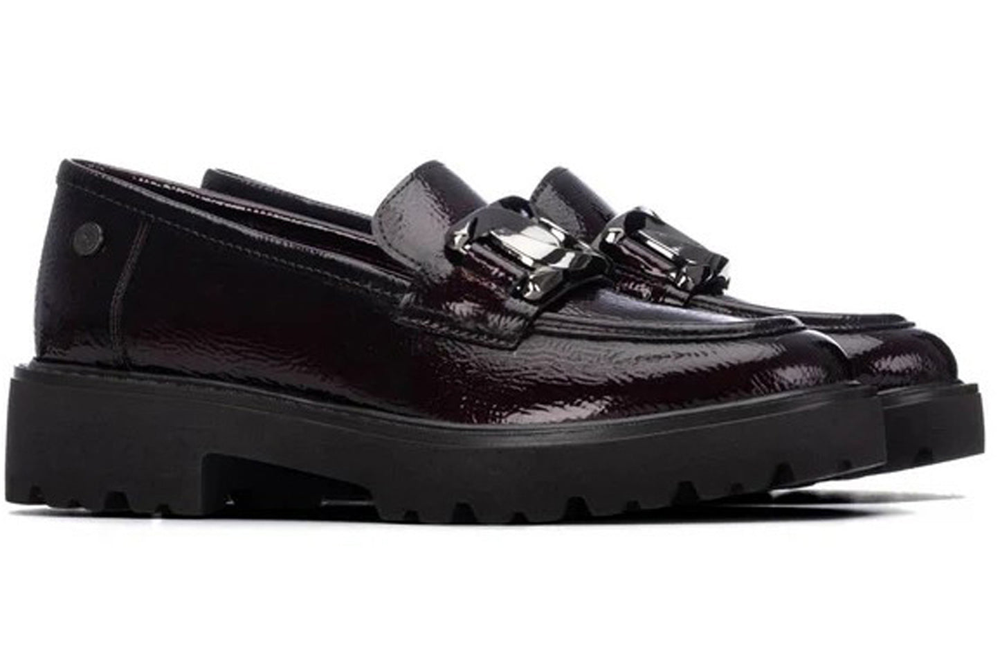 XTI Chewit 146258 Burgundy Patent Womens Shoes