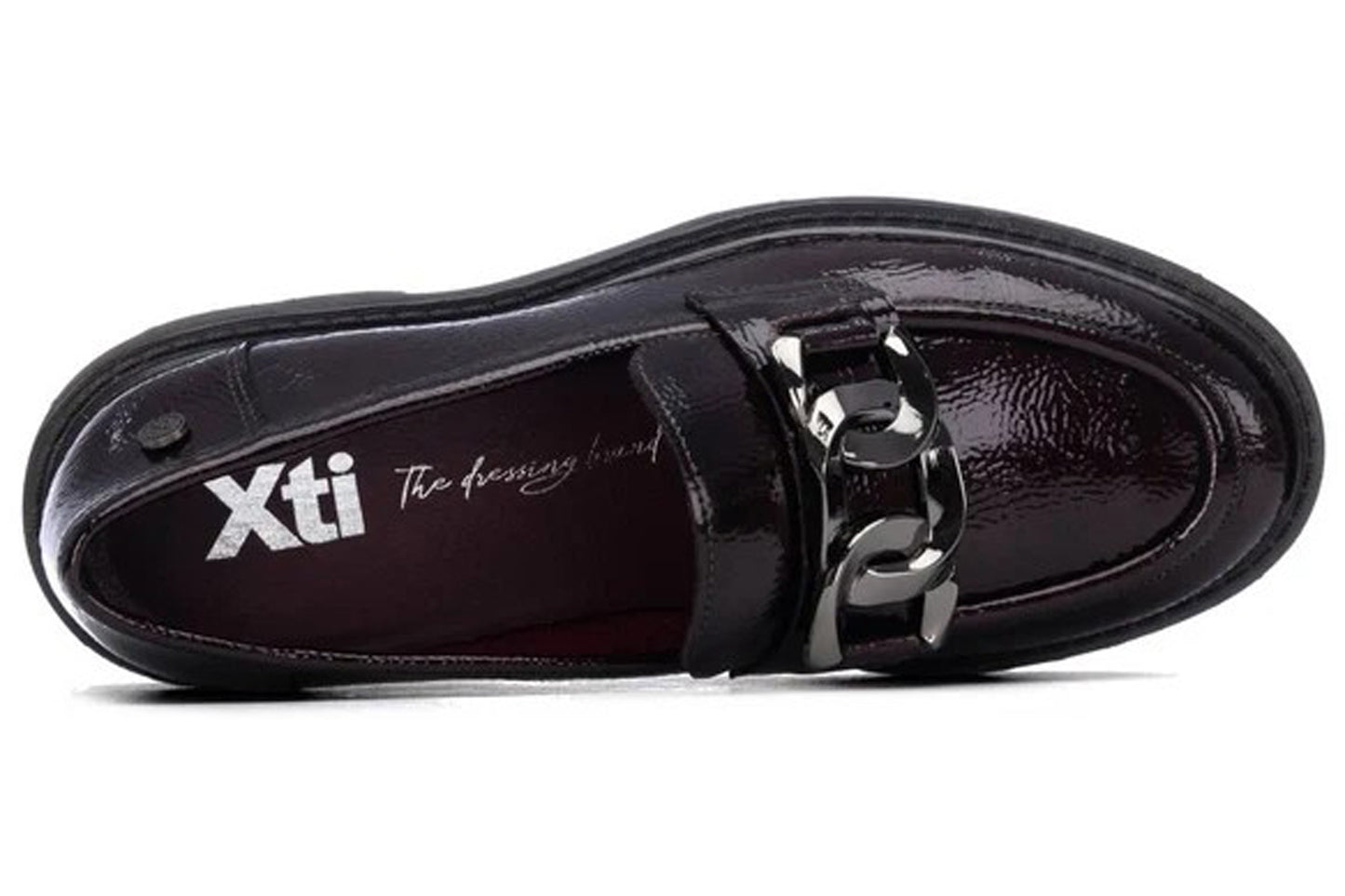XTI Chewit 146258 Burgundy Patent Womens Shoes