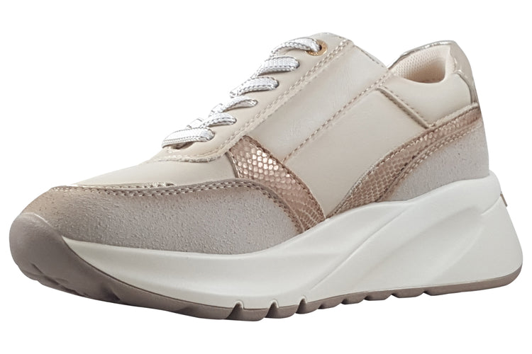 XTI Delta 143896 Beige Womens Fashion Trainers