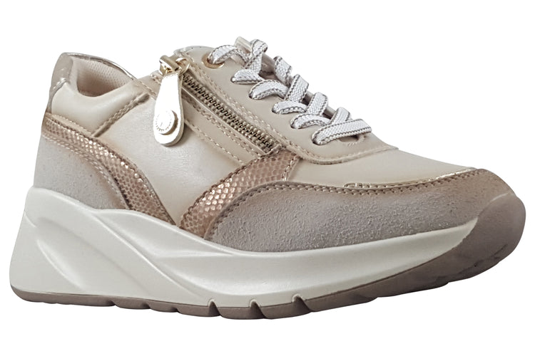 XTI Delta 143896 Beige Womens Fashion Trainers