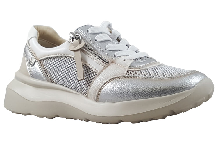 XTI Dolly 143736 Silver Womens Fashion Trainers