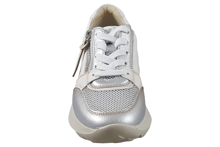 XTI Dolly 143736 Silver Womens Fashion Trainers