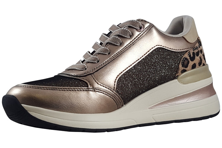XTI Fiona 144629 Womens Fashion Trainers Bronze
