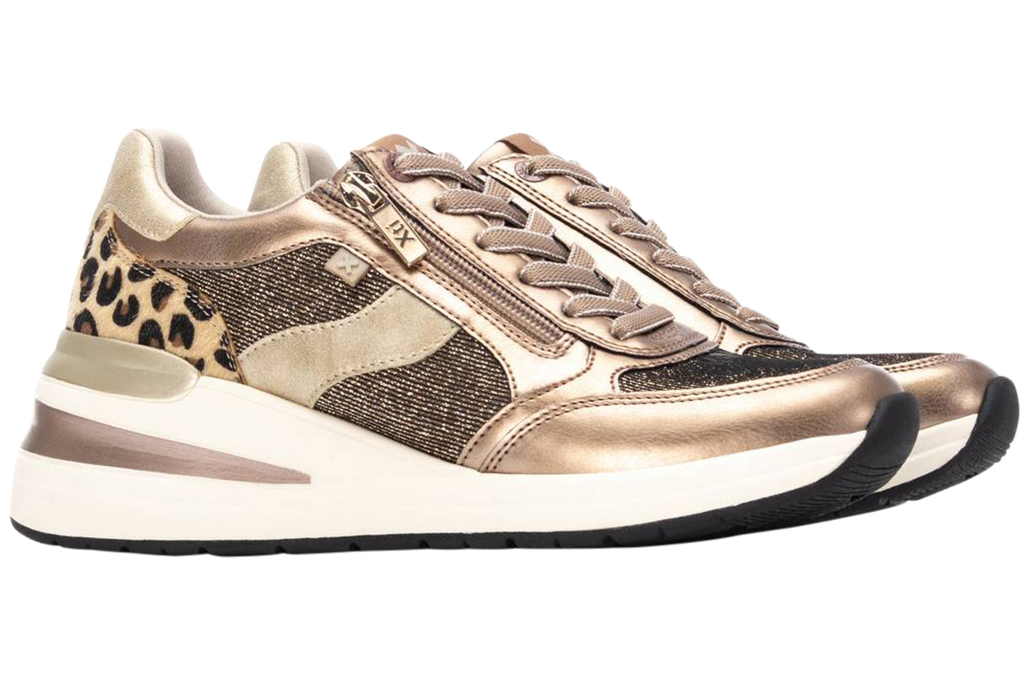 xti fiona 144629 womens trainers bronze pair