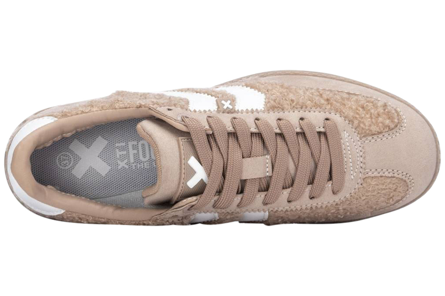 xti fluff 144734 womens trainers beige top