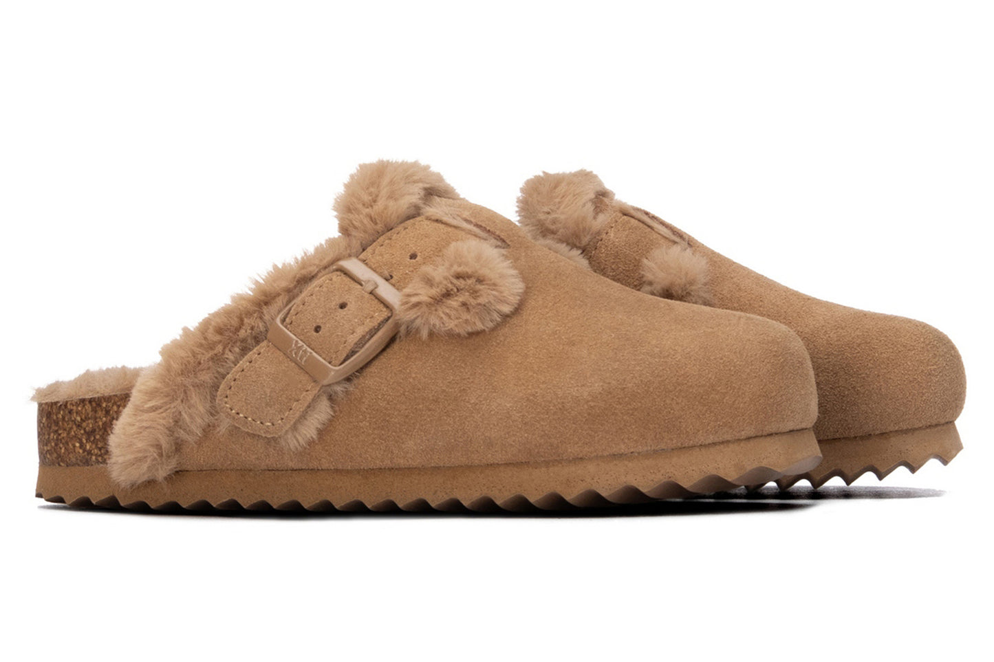 XTI Furry Mule 154096 Camel Girls Shoes
