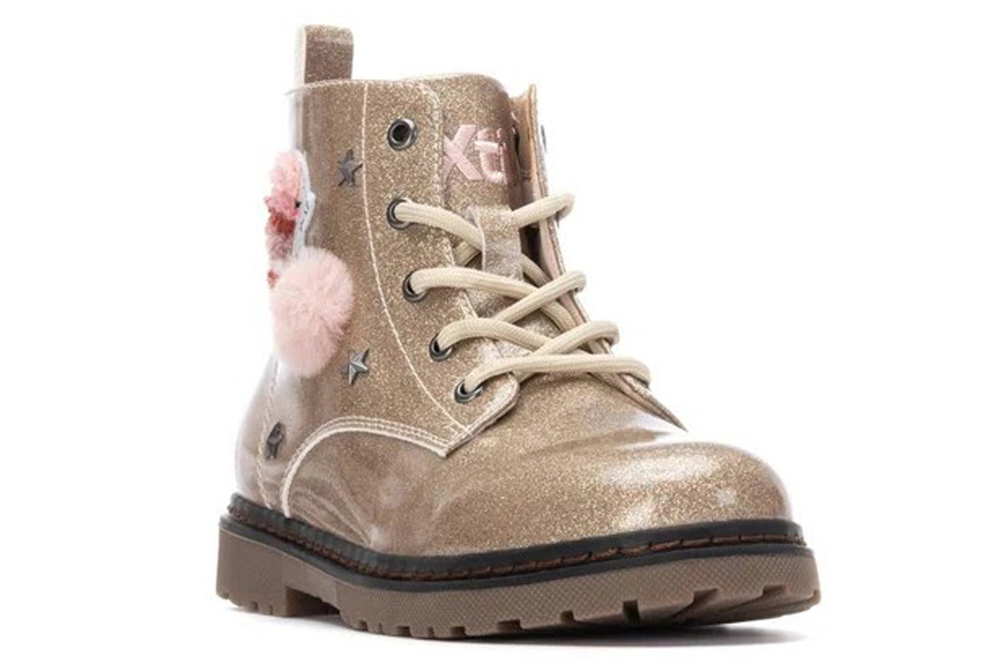 XTI Hedgehog BT 151385 Nude Patent Girls Boots