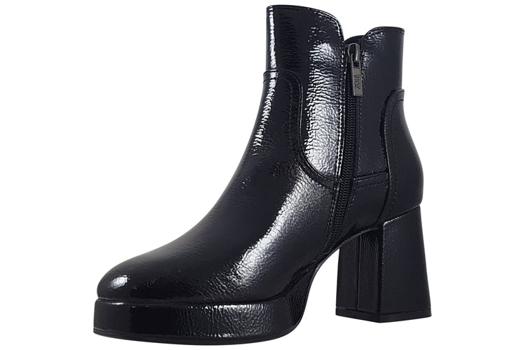 XTI Hippy 144272 Womens Boots Black Patent