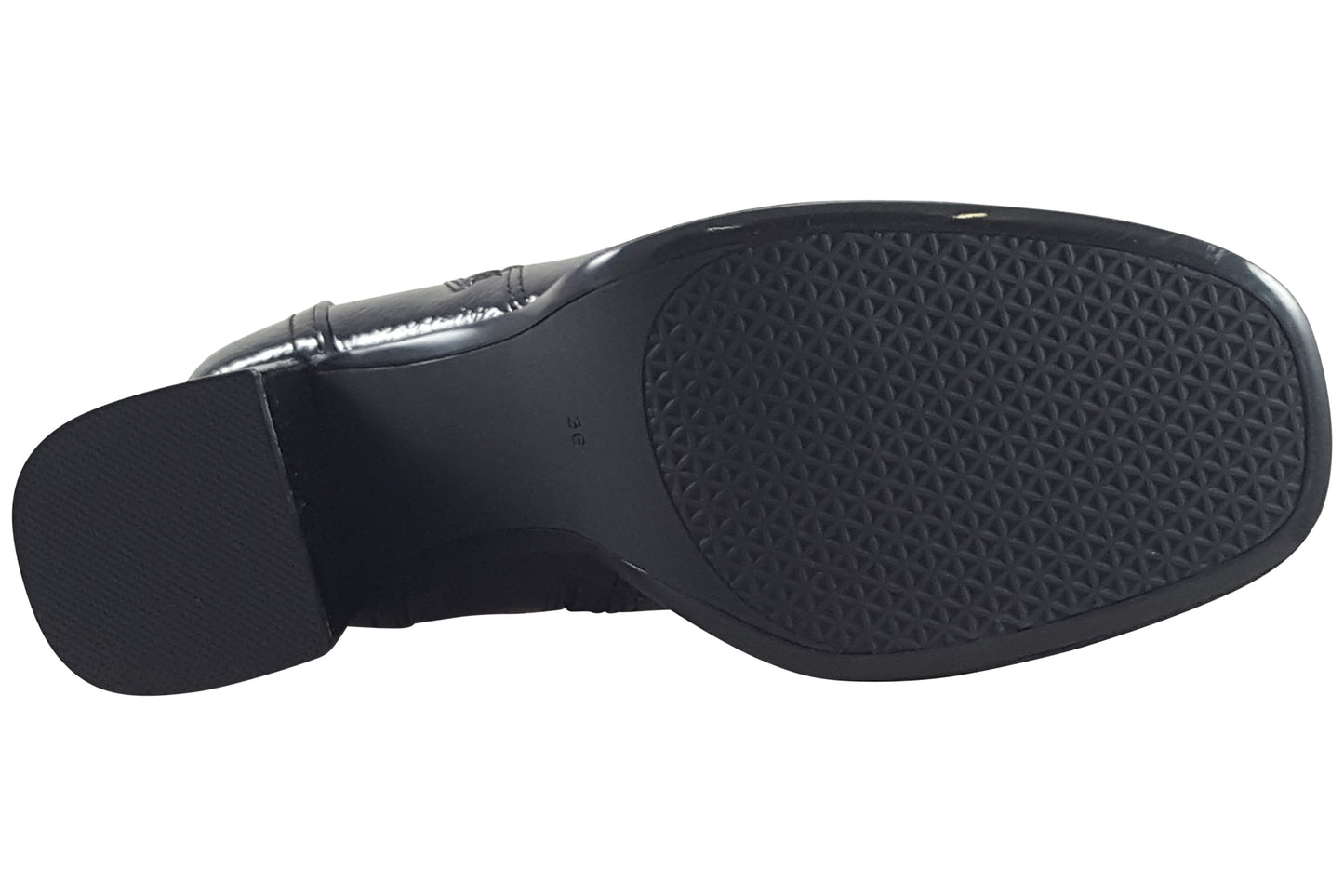 xti hippy 144272 womens boots black patent sole