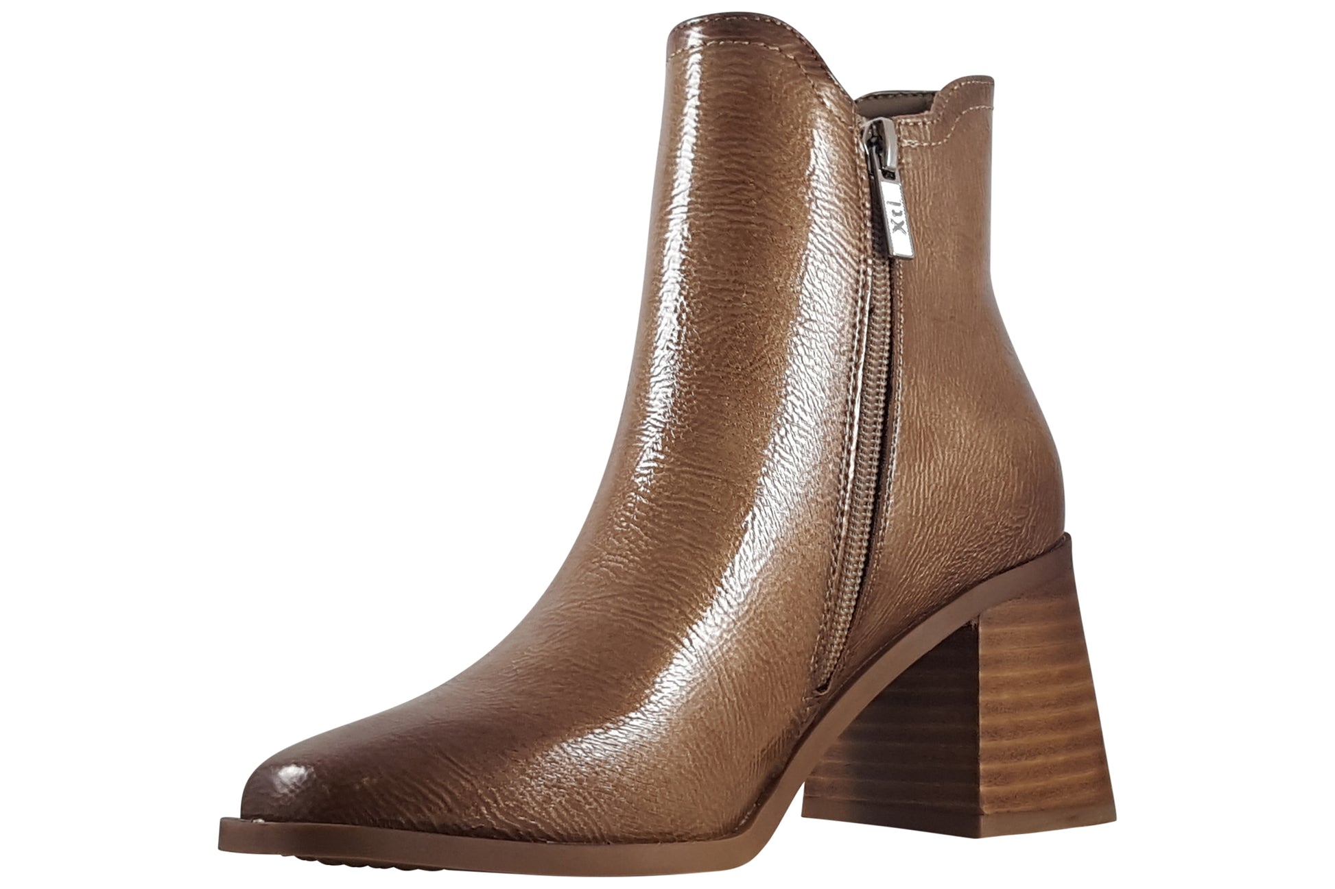 xti-judith-144315-womens-boots-beige-patent-left