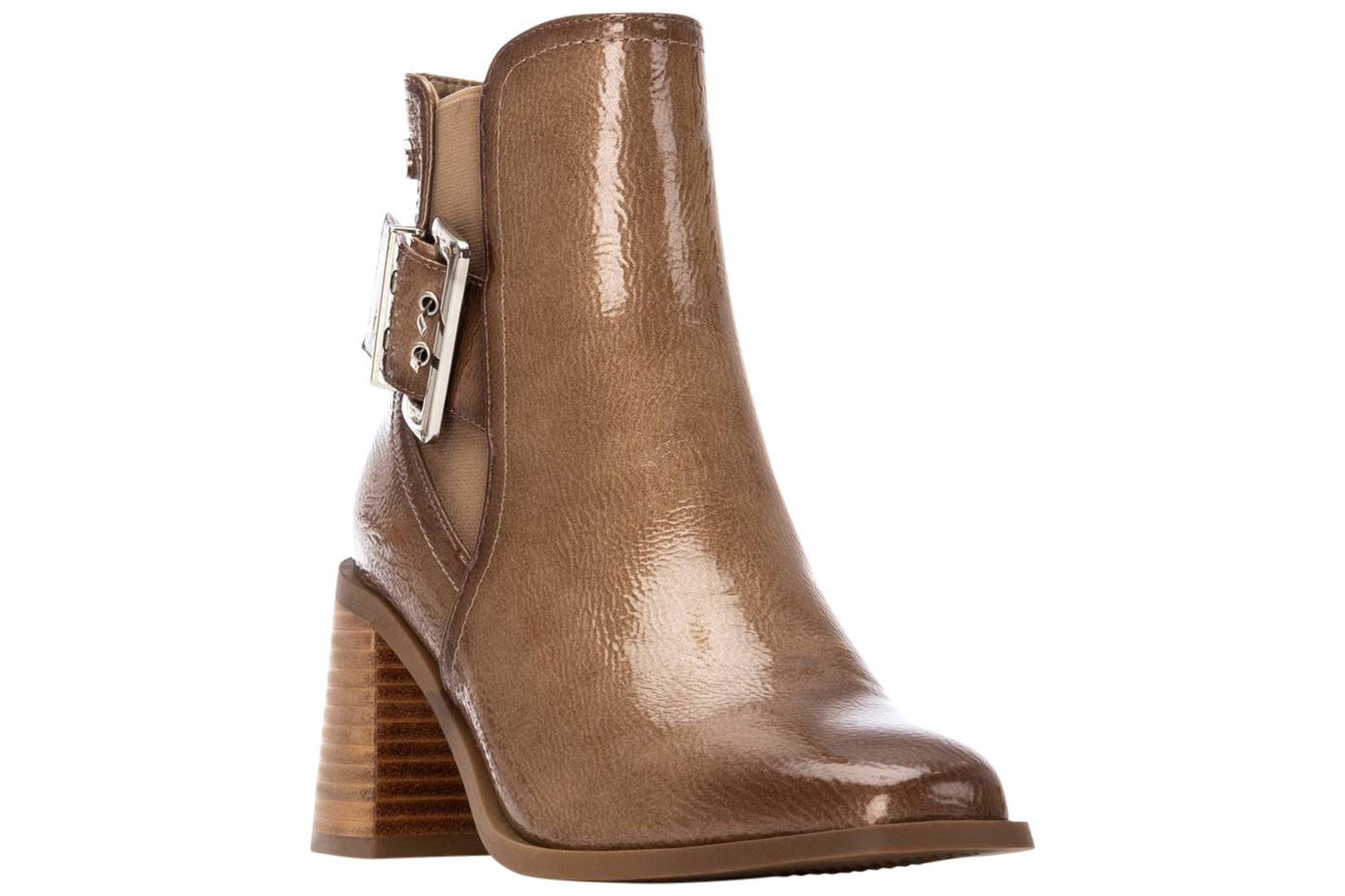 xti judith 144315 womens boots beige patent right