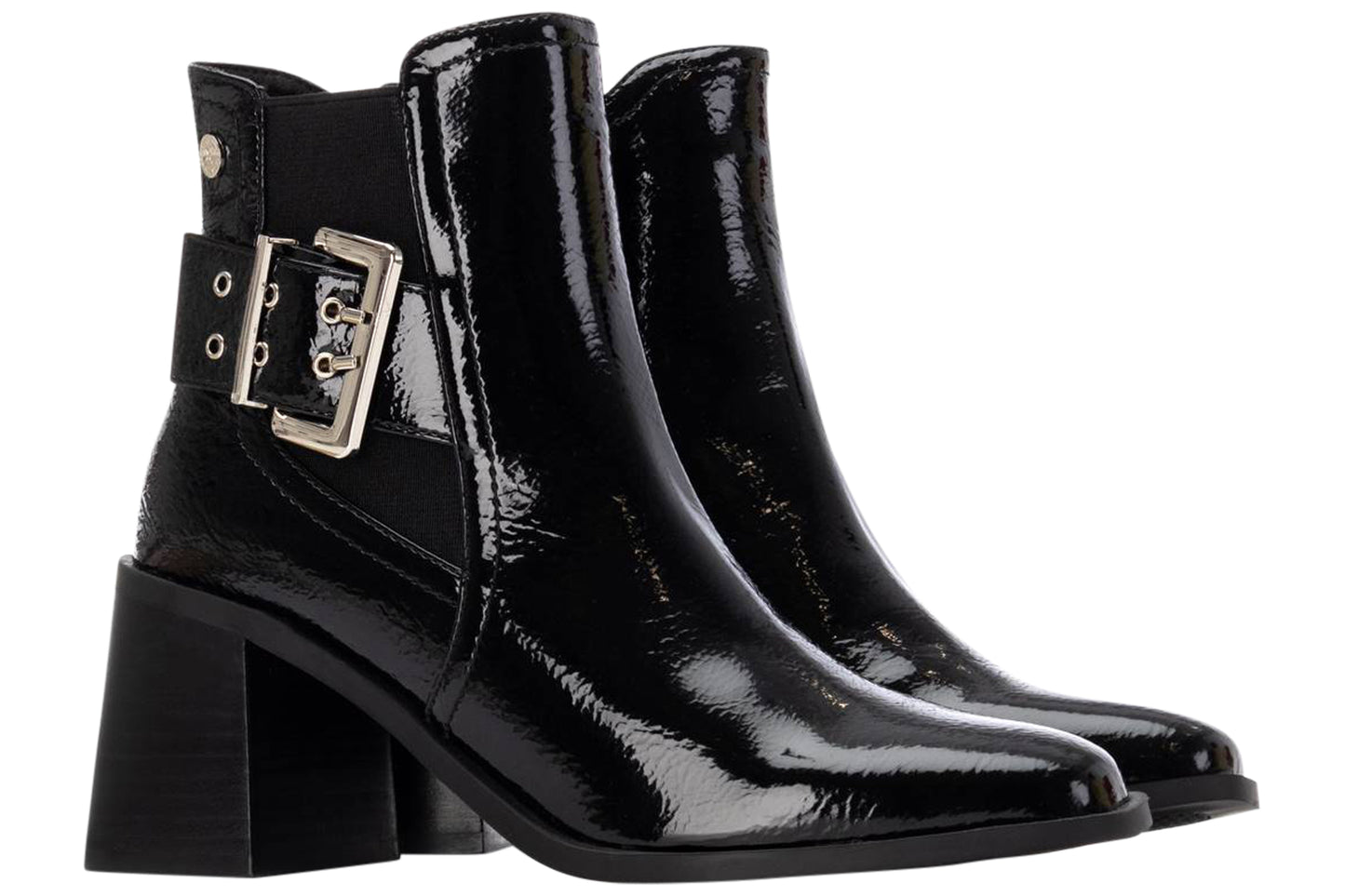 xti judith 144315 womens boots black patent pair