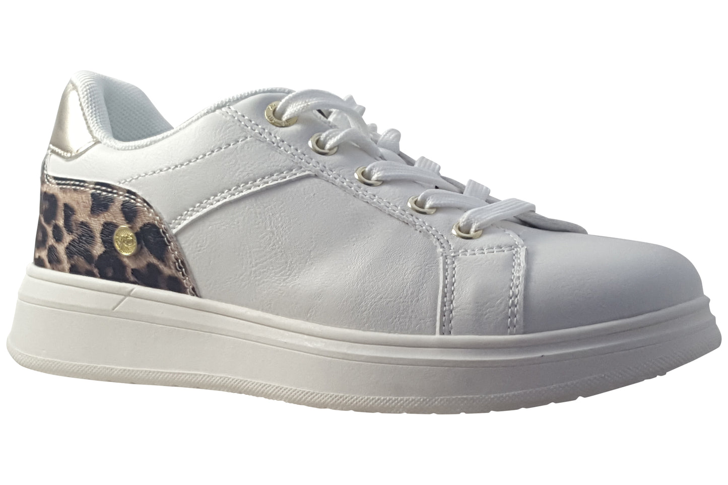 XTI Leyla 151387 White/Leopard Girls Shoes