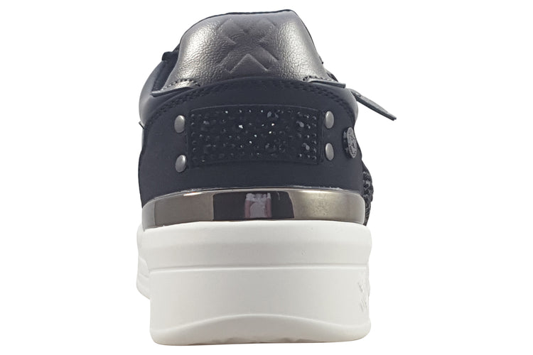 XTI Lindus 143060 Black Womens Fashion Trainers