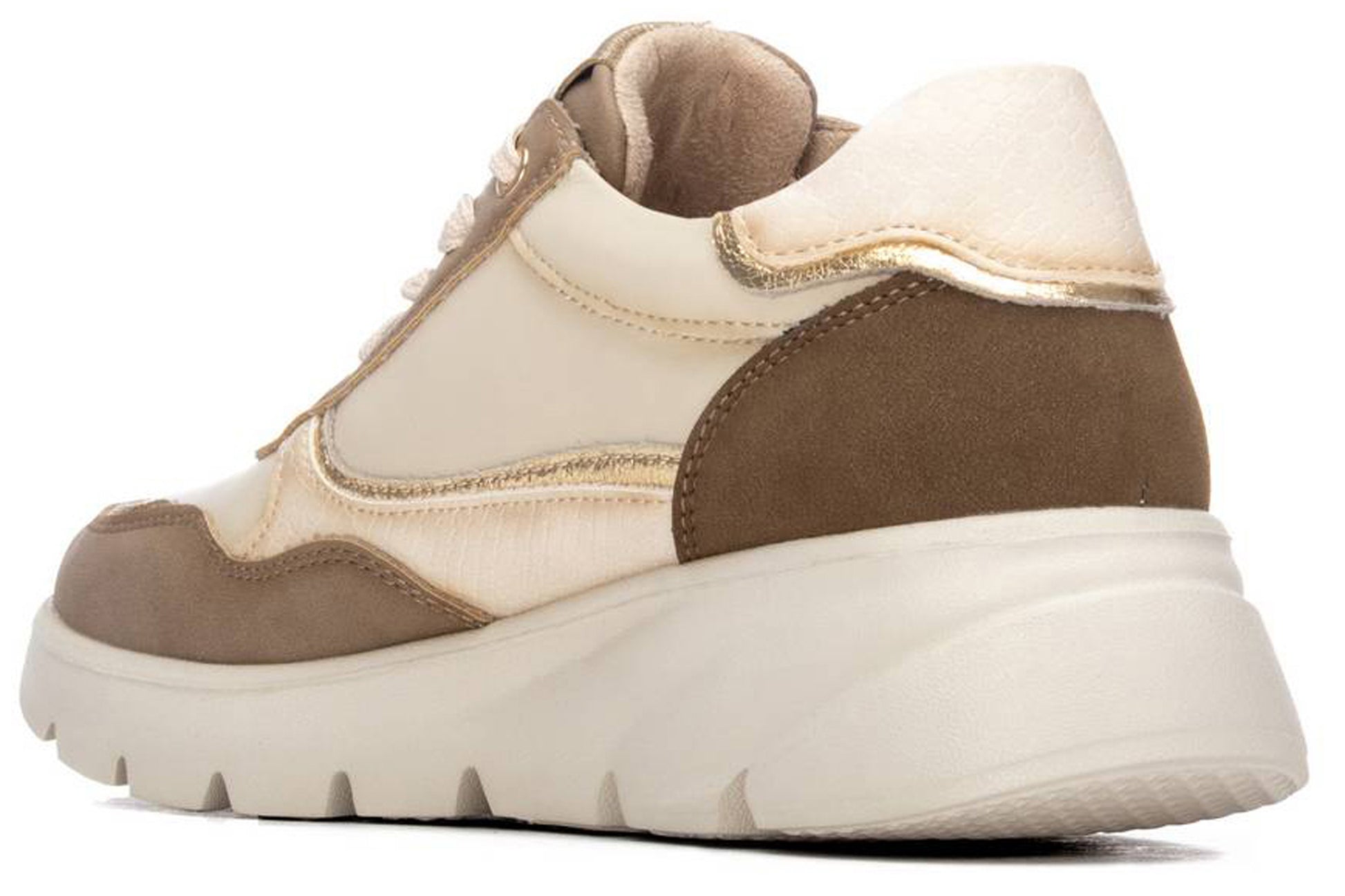 xti-lion-146111-womens-trainers-beige-right-back-angle