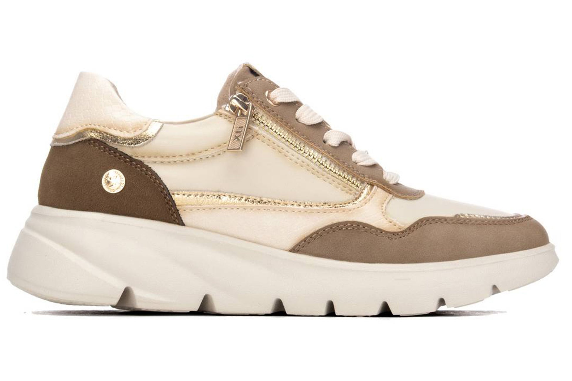 xti-lion-146111-womens-trainers-beige-right-flat