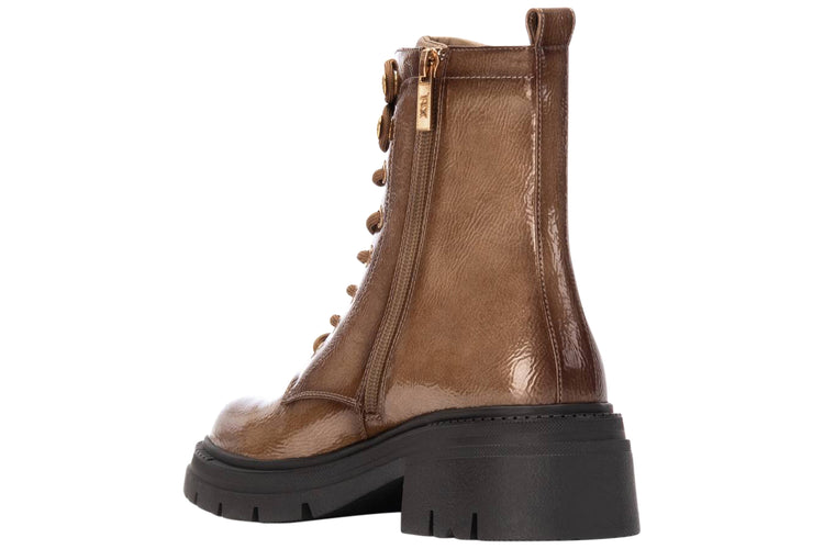 XTI Marlene 144296 Womens Boots Beige Patent