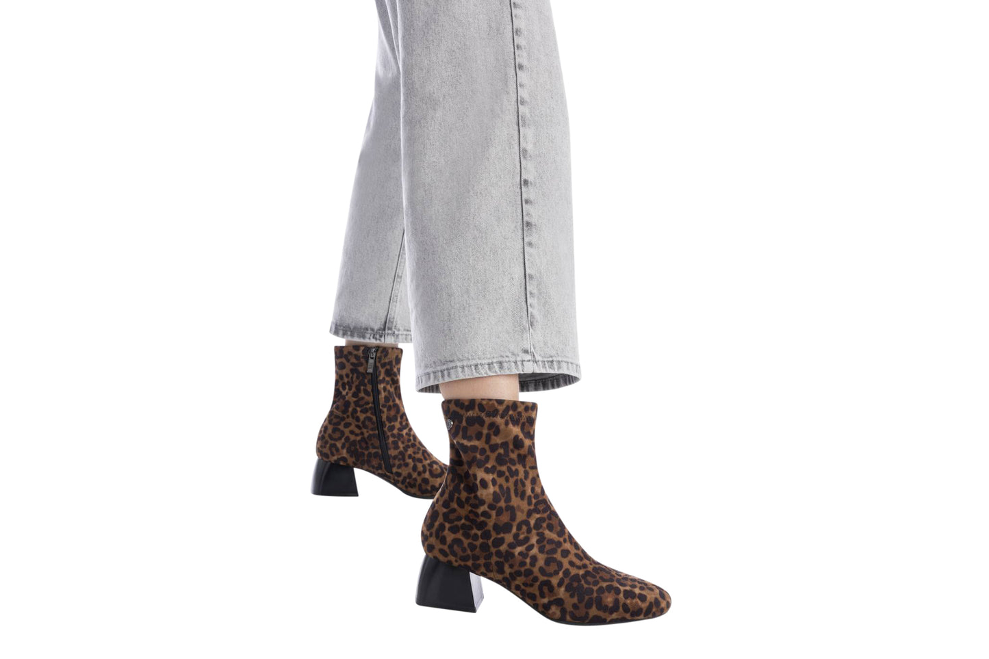 xti mona 144290 womens boots leopard ls